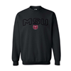 CI Sport MSU Bear Head Black Crewneck