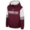 Colosseum Bear Head Missouri State Bears Maroon Youth Hoodie