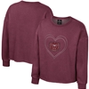 Colosseum Bear Head Maroon  Youth Crewneck