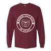 Colosseum Missouri State Bears Bear Head Go Bears Youth Maroon Long Sleeve Shirt