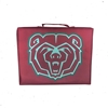 Logo Bear Head Maroon Bleacher Seat Cushion