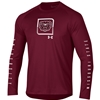 Under Armour Bear Head Missouri State University Maroon Long Sleeve Tee