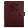 Bear Head Maroon Padfolio