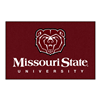 Jardine Bear Head Missouri State University Maroon Floor Mat