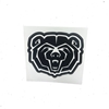 SDS Design Bear Head Black 3'' Sticker