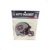 SDS Design Bear Head Football Helmet 6" Auto Magnet