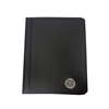 Bear Head Medallion Black Padfolio