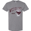 Gildan Missouri State Bears Fighting Bears Gray Tee