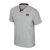 Colosseum Bear Head Men's Gray Polo