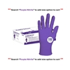 NITRILE DISPOSABLE LAB GLOVES-ASSORTED SIZES