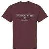 Original Bearwear Missouri State Bear Head Grandma Ladies Maroon Tee