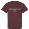 Original Bearwear Missouri State Bear Head Grandpa Mens Maroon Tee