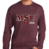 Original Bearwear MSU Dad Crewneck Maroon