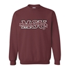 Original Bearwear MSU Missouri State Mom Bear Head Women's Maroon Crewneck