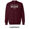 CI Sport Bear Head MO State Bears Maroon Crewneck