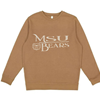 CI Sport Bear Head MSU Bears Women's Brown Crewneck