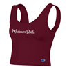Champion Missouri State Ladies Maroon Tank Crop