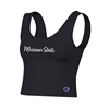 Champion Missouri State Ladies Black Tank Crop
