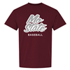 Original BearWear Mo State Baseball Maroon Short Sleeve Tee