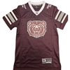 Colosseum Bear Head Maroon Youth Football Jersey