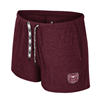 Colosseum Bear Head Ladies Maroon Shorts