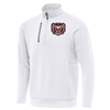 Antigua Quarter Zip With Bear Head White