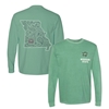 Original Bearwear Womens Paisley Bear Head Missouri State Green Long Sleeve