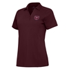 Antigua Bear Head Women's Maroon Short Sleeve Polo