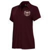 Antigua Ladies Polo With Bear Head Maroon