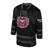 Colosseum Bear Head Missouri State Black Hockey Jersey