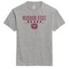 League Missouri State Bears Bear Head Gray Tee