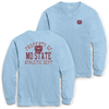 League Property Of Bear Head Mo State Athletic Dept Light Blue Long Sleeve