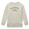 League Missouri EST. 1905 State Ladies Oatmeal Crewneck