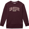League Mo State Bears Ladies Maroon Crew Neck