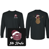 Original Bearwear Bear Head Holiday Basketball Snowman Black Long Sleeve