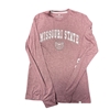 Colosseum Missouri State Bear Head  Maroon Long Sleeve