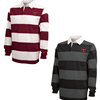 Charles River Bear Head Striped Rugby Tee