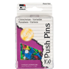 Charles Leonard, Inc. 100 Count MultiColor Pushpins