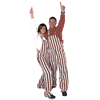 Game Bibs Maroon & White Stripe Bibs