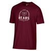 Gear Missouri State University Bearhead  Bears Springfield, Missouri Est. Bearhead 1905 Maroon Short Sleeve Tee
