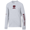 Gear Bear Head Bears 1905 Grey Long Sleeve Tee