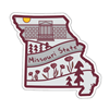 SDS Missouri State Inside Missouri State 2" Sticker
