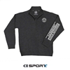 CI Sport Missouri State Bear Head University in Circle Patch 1/4 Zip Charcoal Crewneck