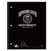 Roaring Spring Missouri State Faux Seal University Springfield, MO Black 1 Subject Notebook