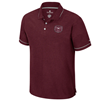 Colosseum Bear Head Men's Maroon Polo