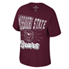 Colosseum Missouri State Bear Head Bears Ladies Maroon Tee