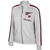 Colosseum Missouri State Patches Ladies Gray Track Jacket