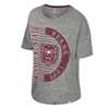 Colosseum Missouri State Bear Head Semi Circle Ladies Gray Tee