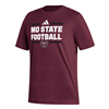 Adidas Mo State Football Bear Head Maroon Tee