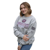 Colosseum Bear Head Missouri State Bears Sleeve Patches Gray Crewneck